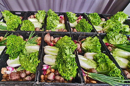 Panier vente directe à la ferme